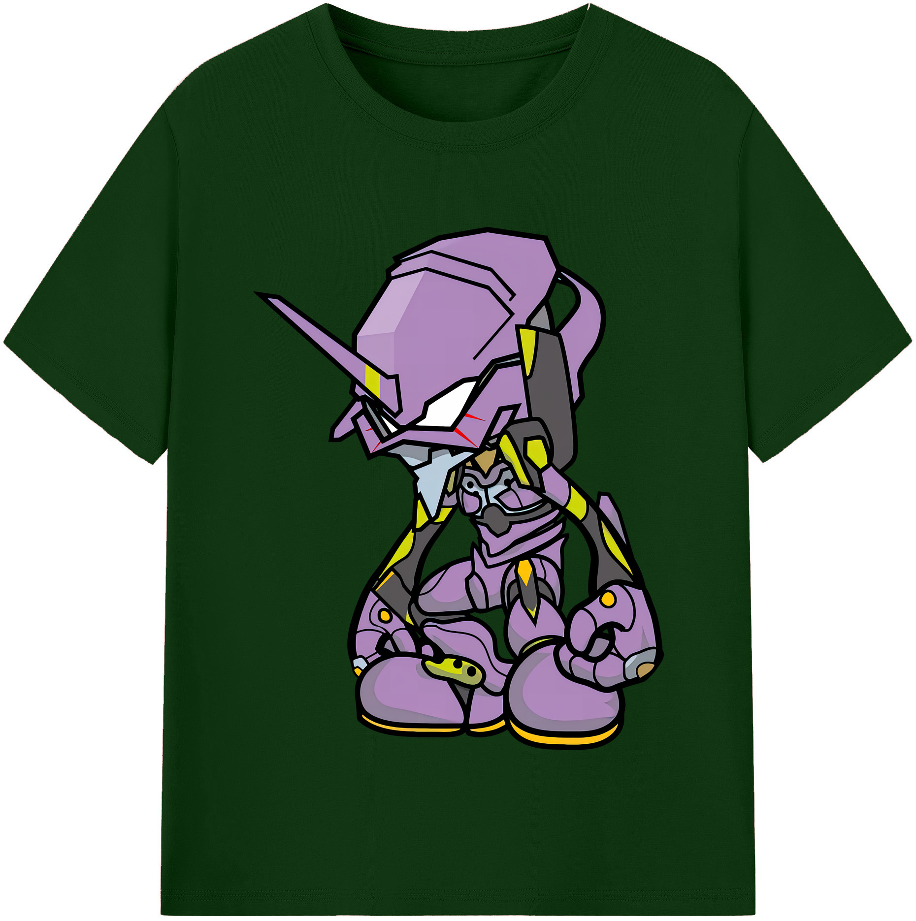 （画像用） EVA 新世紀エヴァンゲリオン 綿100％半袖Tシャツ（フロントプリント）